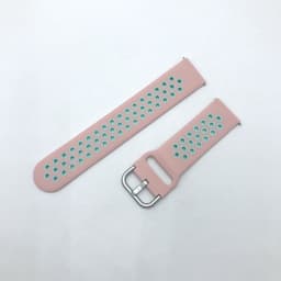 image-Samsung Huawei Silicone Watch Strap 20/22mm Black Red