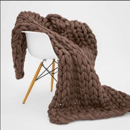 image-Nordic Thick Wool Blanket, Icelandic Knit, Newborn Photography Prop - 127x152cm