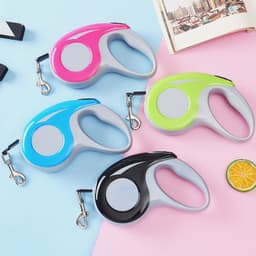 image-Auto Retractable Dog Leash - 5M ABS Walking Chain Rope