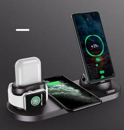 image-Six-in-one wireless charger for mobile phones