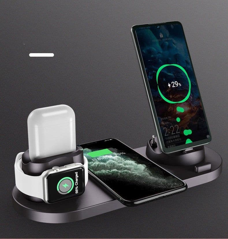 image-Six-in-one wireless charger for mobile phones