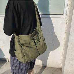 image-Tooling Canvas Messenger Bag - Unisex Large