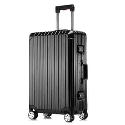 image-Aluminum Frame Suitcase 24" Business - Metal Universal Wheel