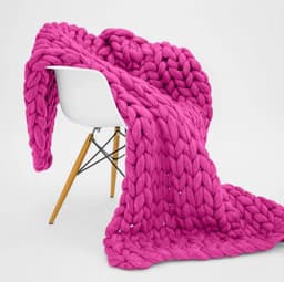 image-Nordic Thick Wool Blanket, Icelandic Knit, Newborn Photography Prop - 127x152cm