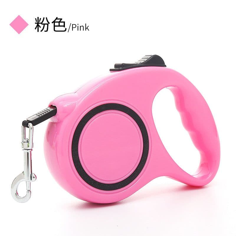 image-Auto Retractable Dog Leash - 5M ABS Walking Chain Rope
