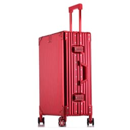 image-Aluminum Frame Suitcase 24" Business - Metal Universal Wheel