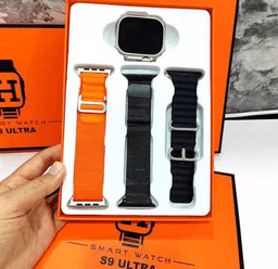 image-S9Ultra Smartwatch - Orange Square 44mm