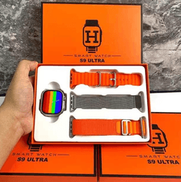 image-S9Ultra Smartwatch - Orange Square 44mm