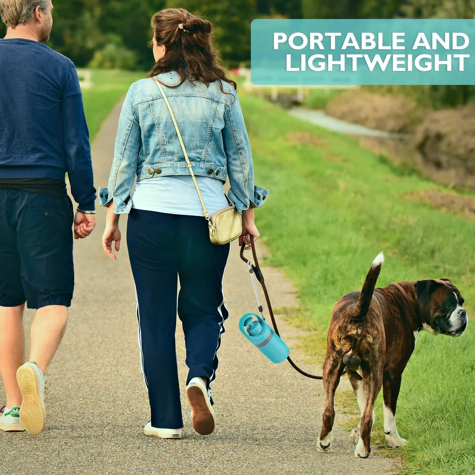 image-Portable Dog Poop Scooper, Sanitary Dog Waste Picker Upper With Bag Dispenser, Convenient Pet Waste Cleaner For Dog Walkers, Attachable To Dog Leash, Harness Or Waist