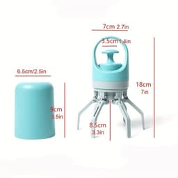 image-Portable Dog Poop Scooper, Sanitary Dog Waste Picker Upper With Bag Dispenser, Convenient Pet Waste Cleaner For Dog Walkers, Attachable To Dog Leash, Harness Or Waist
