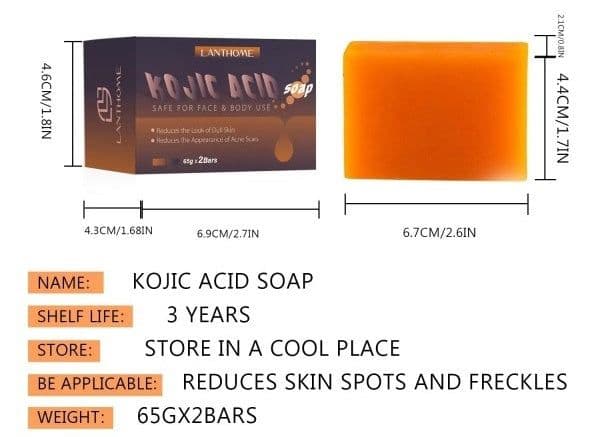 image-Kojic Acid Soap Skin Cleaning Facial Soap