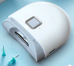 image-Electric Nail Clippers - Portable Nail Grinder White