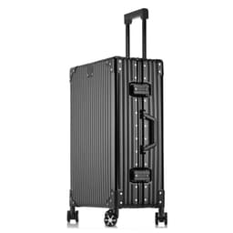 image-Aluminum Frame Suitcase 24" Business - Metal Universal Wheel