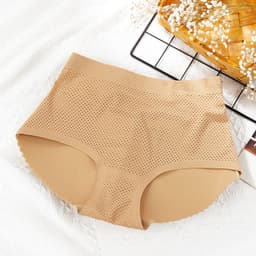 image-Women's Padded Hip Enhancer Panties - Seamless Black
