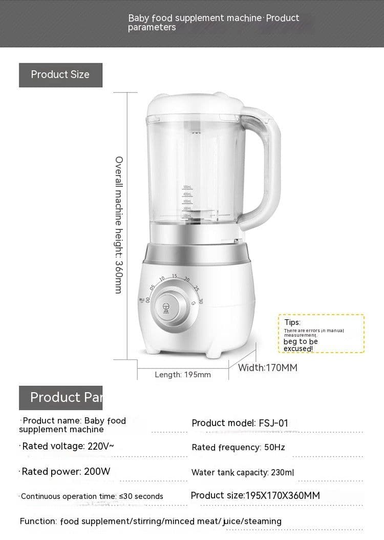 image-Babycook Integrated Baby Food Maker & Steamer - White/Gold