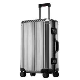 image-Aluminum Frame Suitcase 24" Business - Metal Universal Wheel