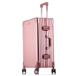 image-Aluminum Frame Suitcase 24" Business - Metal Universal Wheel