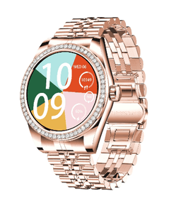 image-Waterproof Luxury Smart Watch for Women & Men - Stainless Steel Strap