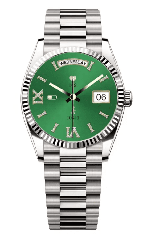 image-Waterproof Luxury Smart Watch for Women & Men - Stainless Steel Strap