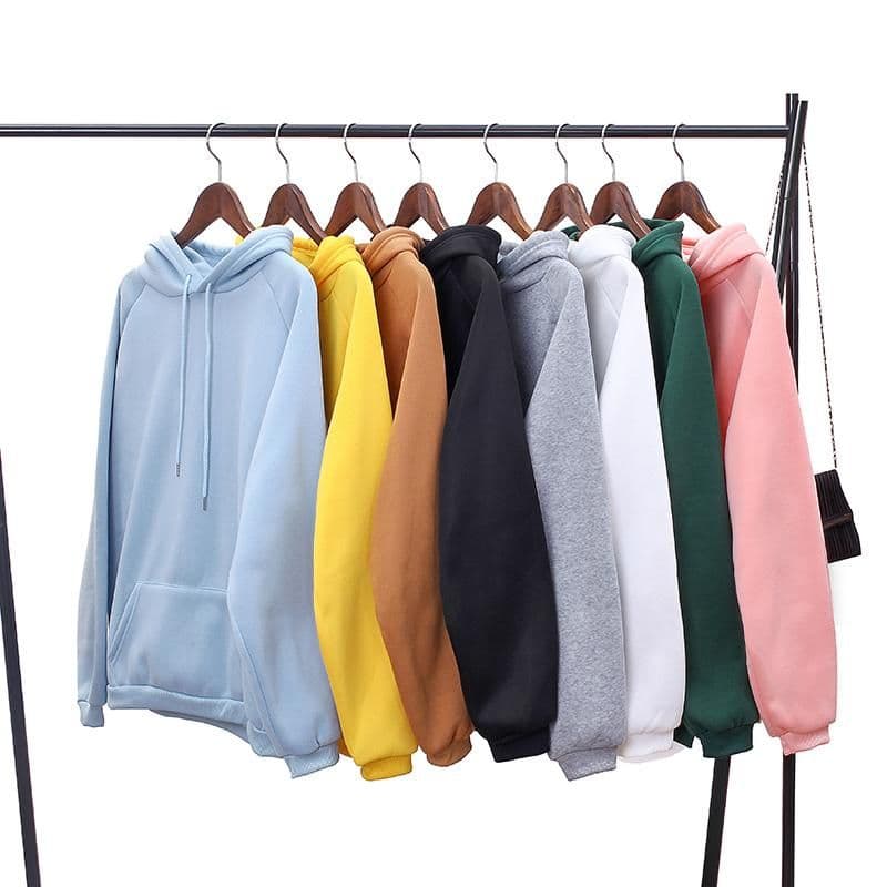 image-Winter Casual Fleece women Hoodies Sweatshirts long sleeve yellow girl