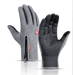 image-Men's winter warm and velvet cycling gloves, non-slip, waterproof five-finger gloves, touch screen, outdoor sports, skiing and fishing