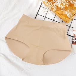 image-Women's Padded Hip Enhancer Panties - Seamless Black