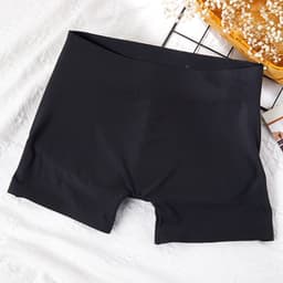 image-Women's Padded Butt Lift Panties - Black Seamless Shaper