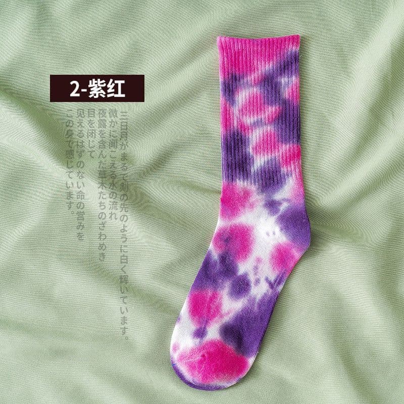 image-WXW151 Mid-Tube Socks - Black Blended Unisex