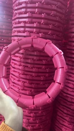 image-Smart Hula Hoop for Waist Slimming - Purple ABS, Fitness