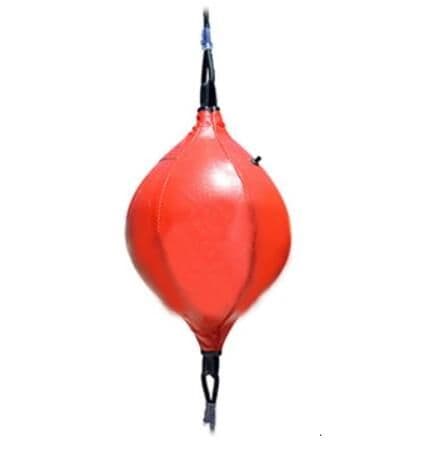 image-Speed Ball Suspended Boxing Training Reaction Ball - Red PU Hanging