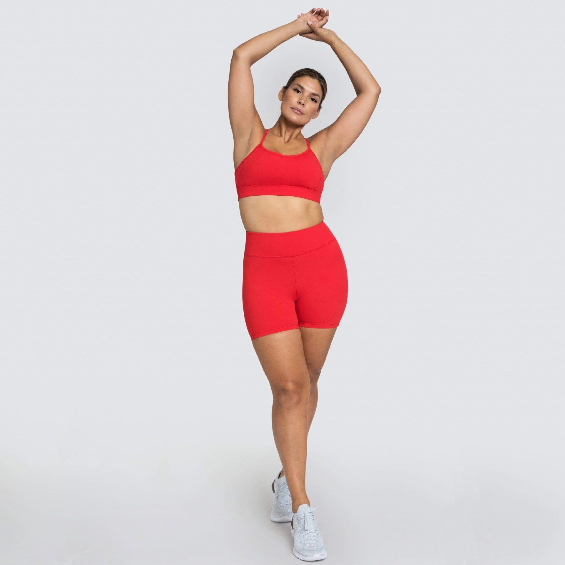 image-Summer Fitness Yoga Shorts - Women's 2021 XL Solid Color