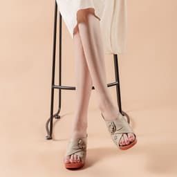 image-Women's Wedge Sandals - Microfiber Summer Beach Size 41