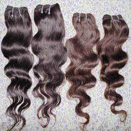 image-Good deal shop hair extension cheap peruvian wavy processed human hair