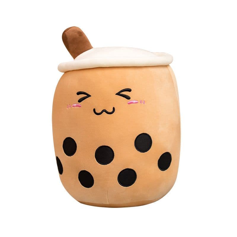 image-Cute milk tea cup pillow milk tea cup plush toy doll long strip pillow cushion milk tea pillow one drop shipping