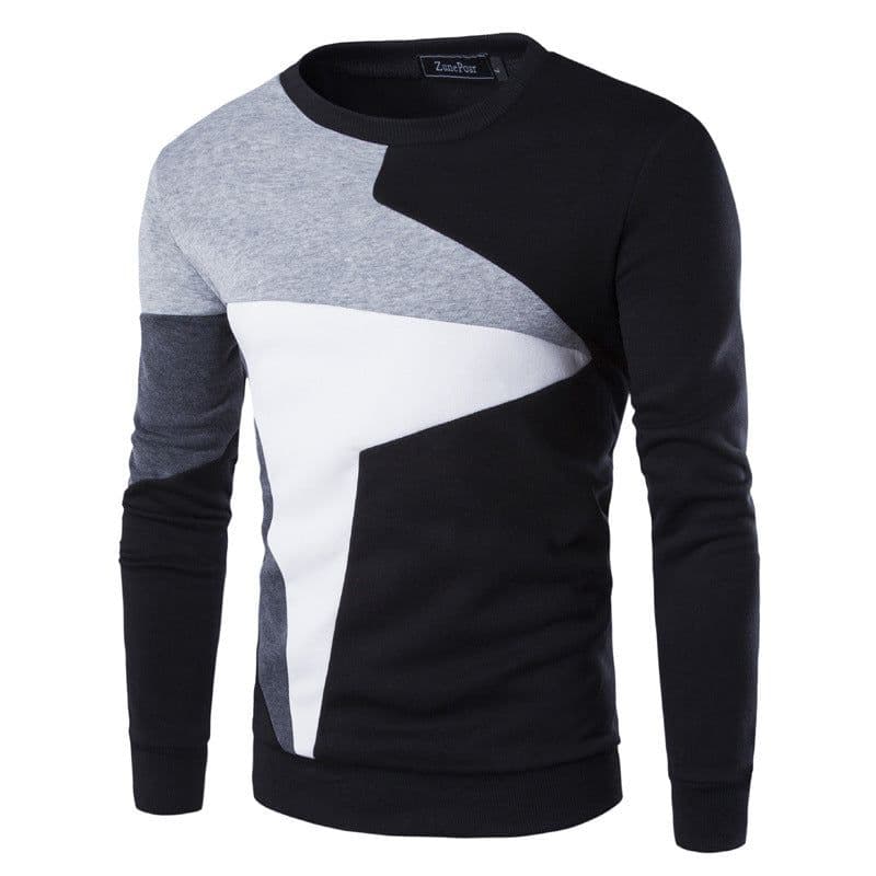 image-Sweaters Men New Fashion Printed Casual O-Neck Slim Cotton Knitted Mens Sweaters Pullovers Men Brand Clothing