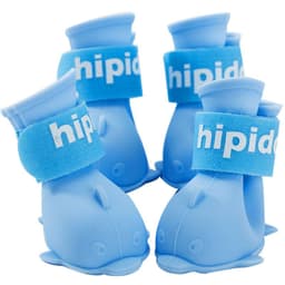 image-Dog Rain Boots Set of 4 - Waterproof Silicone Pet Shoes