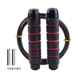image-Skipping rope professional rope Amazon middle school students skipping rope entrance examination special sports pvc bearing steel wire skipping rope with weight