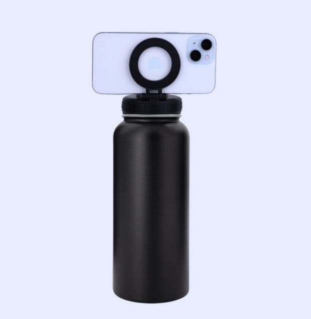 image-32oz Stainless Steel 304 Insulated Kettle w/iPhone Holder