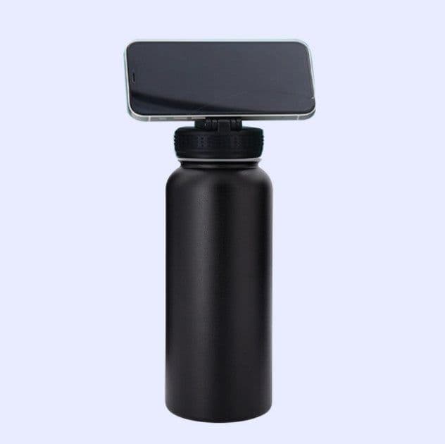 image-32oz Stainless Steel 304 Insulated Kettle w/iPhone Holder