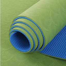 image-2-Tone TPE Yoga Mat 24" x 68" x 4mm Non-Slip