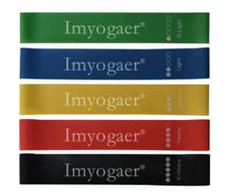 image-Gym Fitness Resistance Bands - Yoga Stretch Bands 5-40 lbs