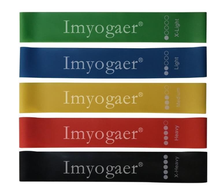 image-Gym Fitness Resistance Bands - Yoga Stretch Bands 5-40 lbs