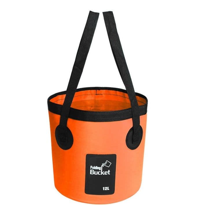image-Portable Travel Bag Fishing Bucket Folding Bucket Bag Outdoor Convenient Travel Car Wash Bucket Outdoor Waterproof Bag