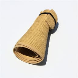 image-Bamboo Fiber Summer Straw Hat - Army Green Wide Brim Sunshade Cap