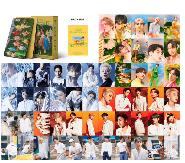 image-Seventeen GOING Magazine 2.0 Small Cards Set of 55 Xu Minghao Quan Shunrong