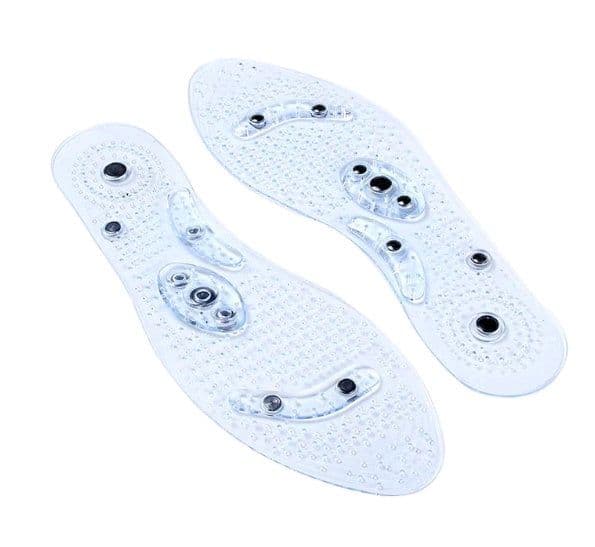 image-Magnet Magnetic Plus Elastomer Transparent Silicone Massage Insole Health Massage Insole Magnetic Therapy Anti-fatigue