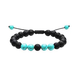 image-Tiger Eye Couple Bracelets Matte Black Agate Beads Bracelet