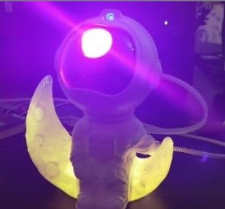 image-Astronaut Starry Sky Projection Lamp LED Night Light