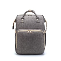 image-Mummy Bag - Large Capacity, Portable, Multi-Function, Oxford, Green/Black/Gray