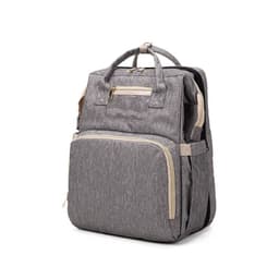 image-Mummy Bag - Large Capacity, Portable, Multi-Function, Oxford, Green/Black/Gray